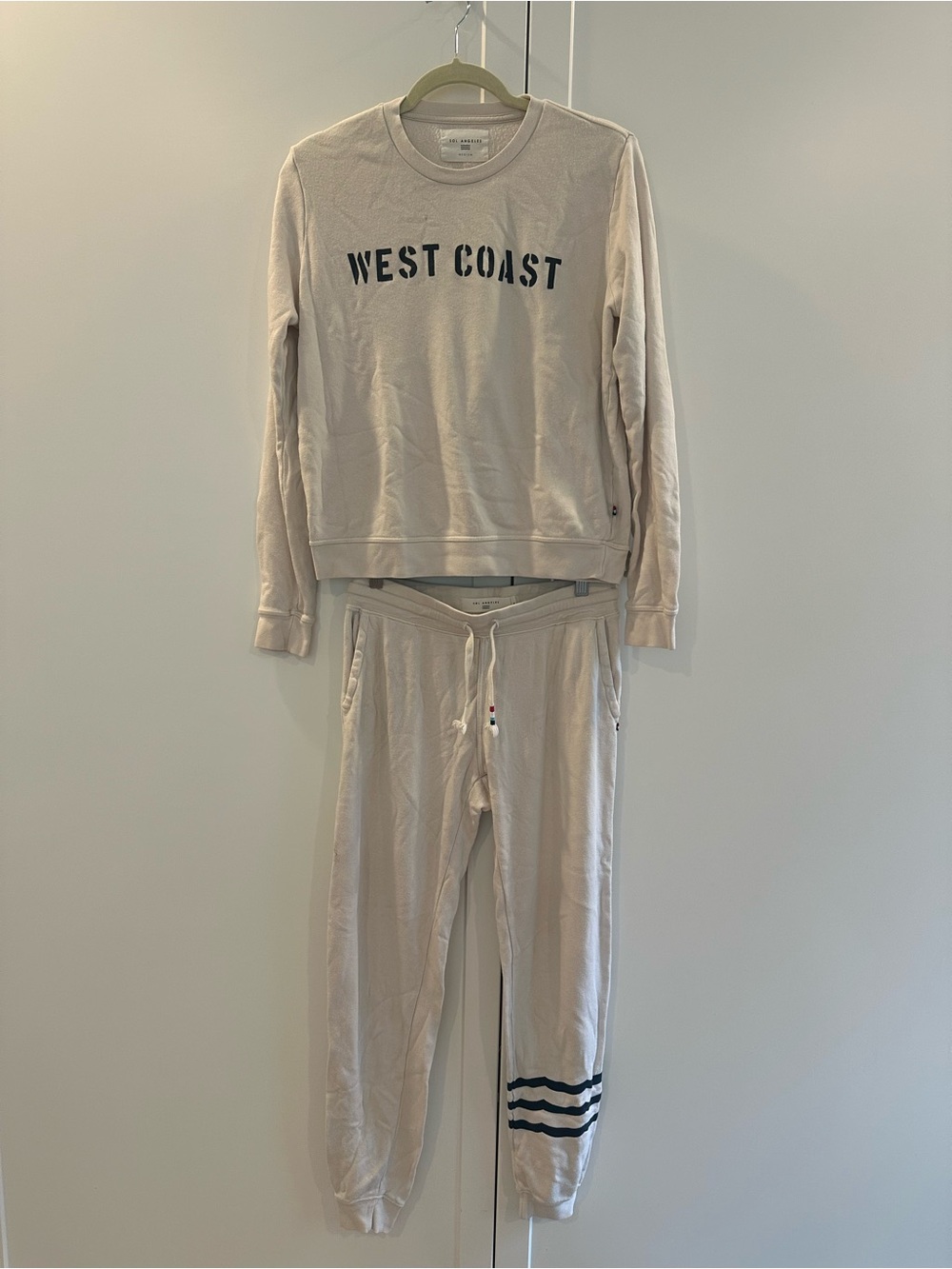 Sol Angeles Cream  Set with Navy Print